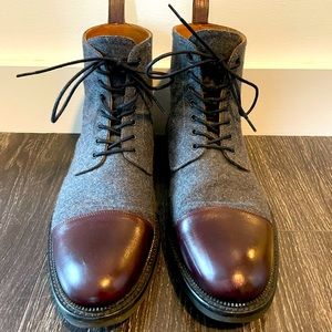 Taft The Jack Boot in Grey/Oxblood - Size 8
